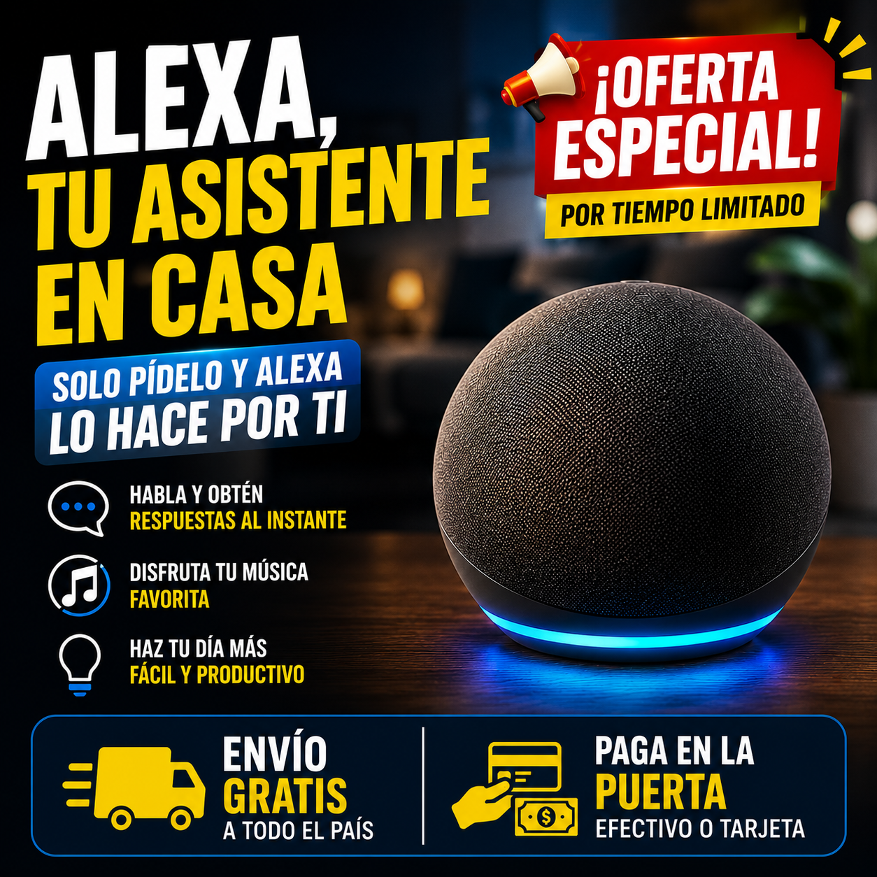 🧠 Tu asistente inteligente en casa - 🔥¡HOY EN OFERTA!